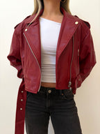 Biker Corta Roja para mujer - vista principal