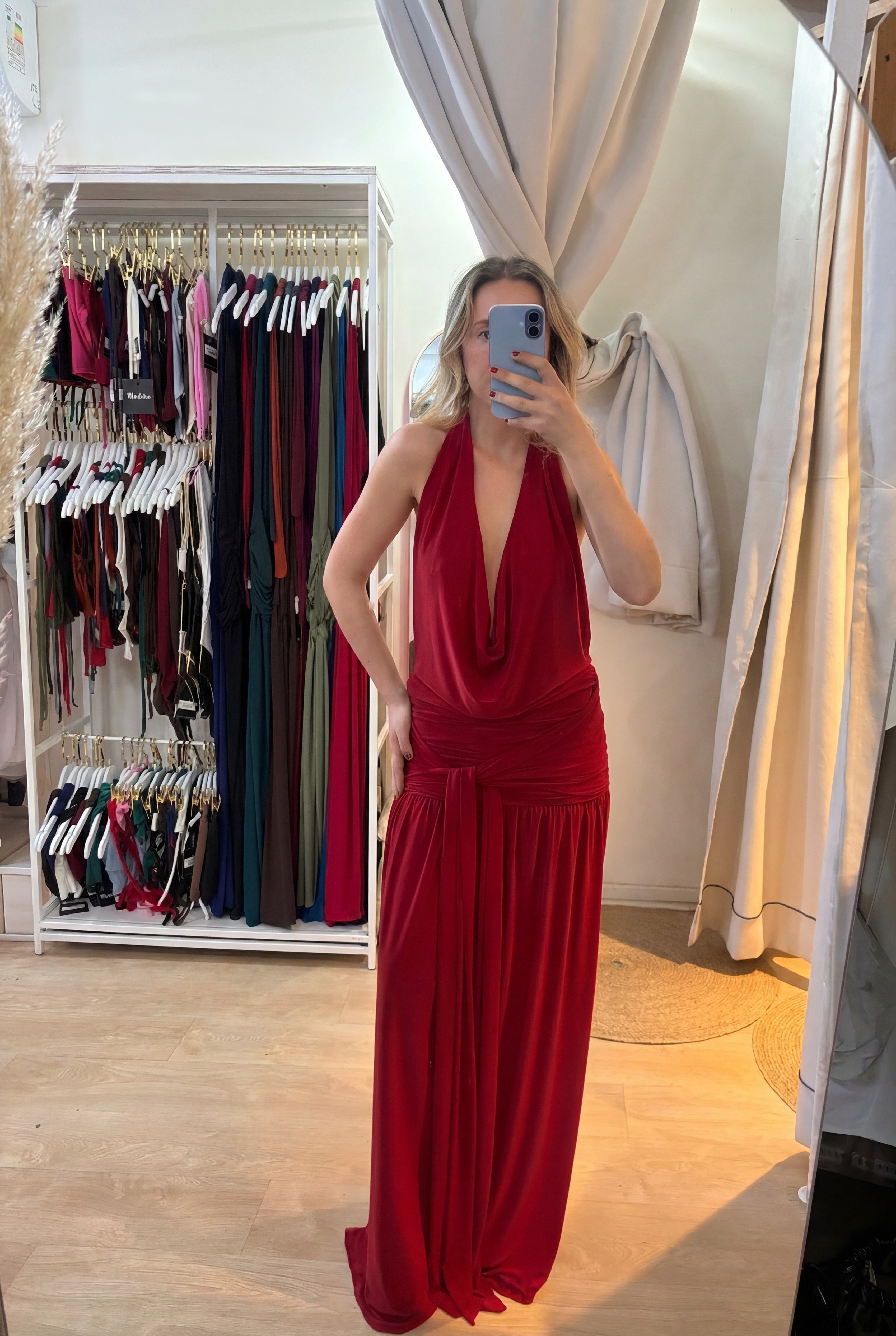 Vestido Adina Rojo